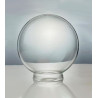 Globo Vidrio Transparente 25 cms, boca 11.5cm