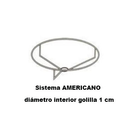 Sistema AMERICANO diámetro golilla 1 centímetro