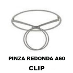 Sistema PINZA A60  (se pone sobre ampolleta Clásica ancho 6 cms)