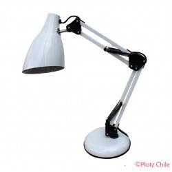 lampara articulada escritorio blanca