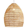 Lámpara de mimbre 02,diámetro 35cm, altura 36cm, 1 luz E27