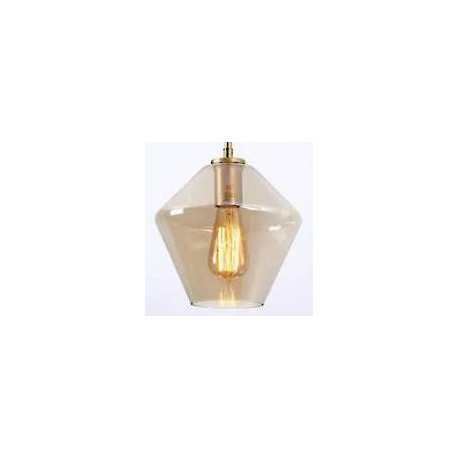 Colgante 146 Ámbar, 1 luz E27, ancho 26 x alto 22 x bajada 100 cms acortable