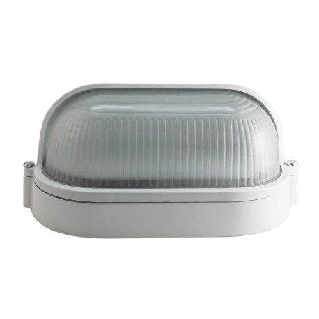 Aplique Tortuga con visera blanca 1 luz E27 difusor vidrio