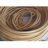 Cable textil forrado dorado