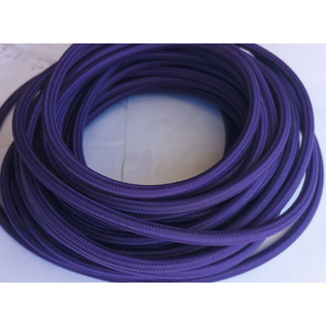 Cable textil forrado Morado, Metraje sin corte
