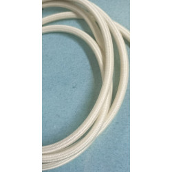 Cable textil forrado Beige mantequilla, Metraje lineal sin cortes