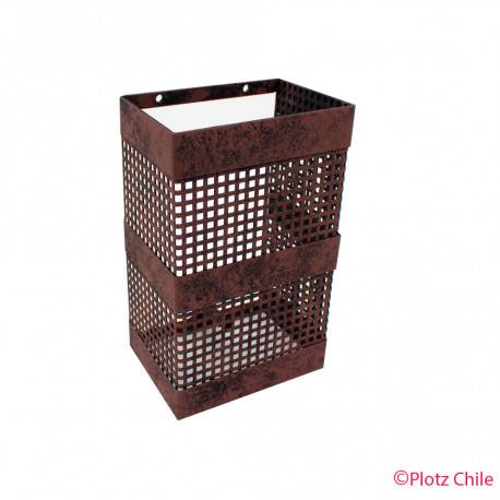 Aplique Metalico Etrusco Rectangular