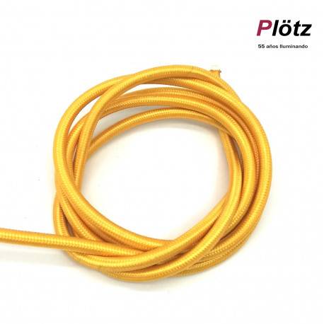 Cable textil, cable forrado