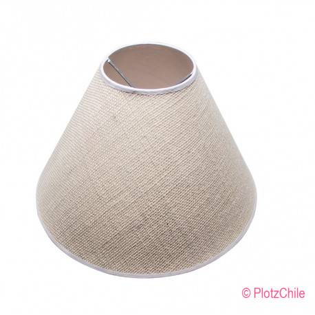 Pantalla Cónica 10x27 Yute claro