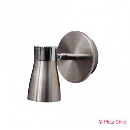 foco cono cromo dos luces