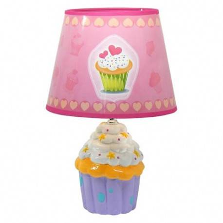 Lámpara Velador Cup Cake Blanco