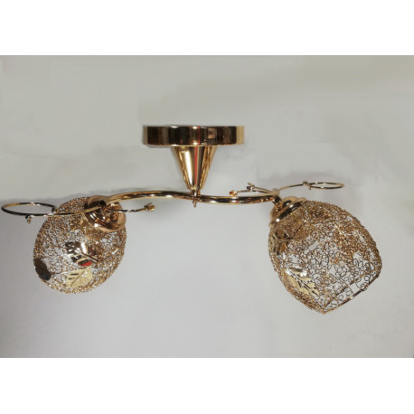 Colgante Dorada 2-L E27