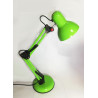 lampara de escritorio flexible blanca con base