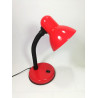 Lámpara de escritorio Mini flexible Rosada con base, soquete E27
