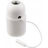 Portalámpara Soquete Liso E27 con Interruptor Tirante blanco