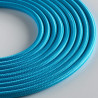 Cable textil forrado Turquesa, Precio por metro