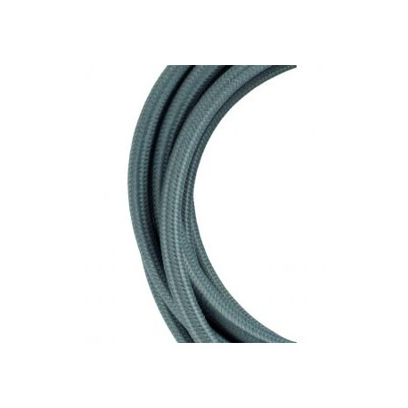 Cable textil forrado Gris Oscuro, Precio por metro
