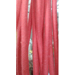 Cable textil forrado Algodón Sandía, Precio por metro