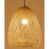 Colgante Bamboo 1 luz E27 medidas 26 x 48 cms de altura